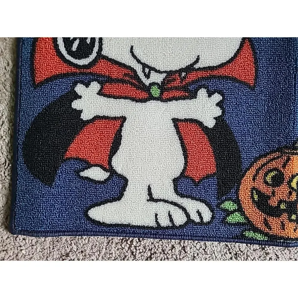 17 In By 28-in Peanuts Accent Rug  Woodstock And Snoopy Dressed Up As Dracula